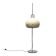 Modified Italian space age Lucerna floor lamp by Guzzini, 1960s.