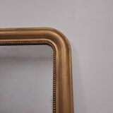 Grand miroir mercure Louis Philippe 129 x 72 cm doré ancien