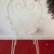 Wrought iron garden furniture