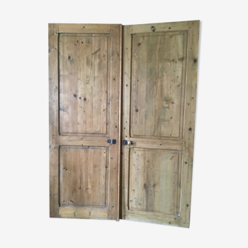 Double old doors