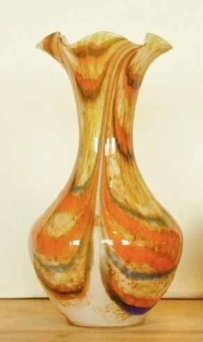 Vintage chamaré glass vase 60s/70s