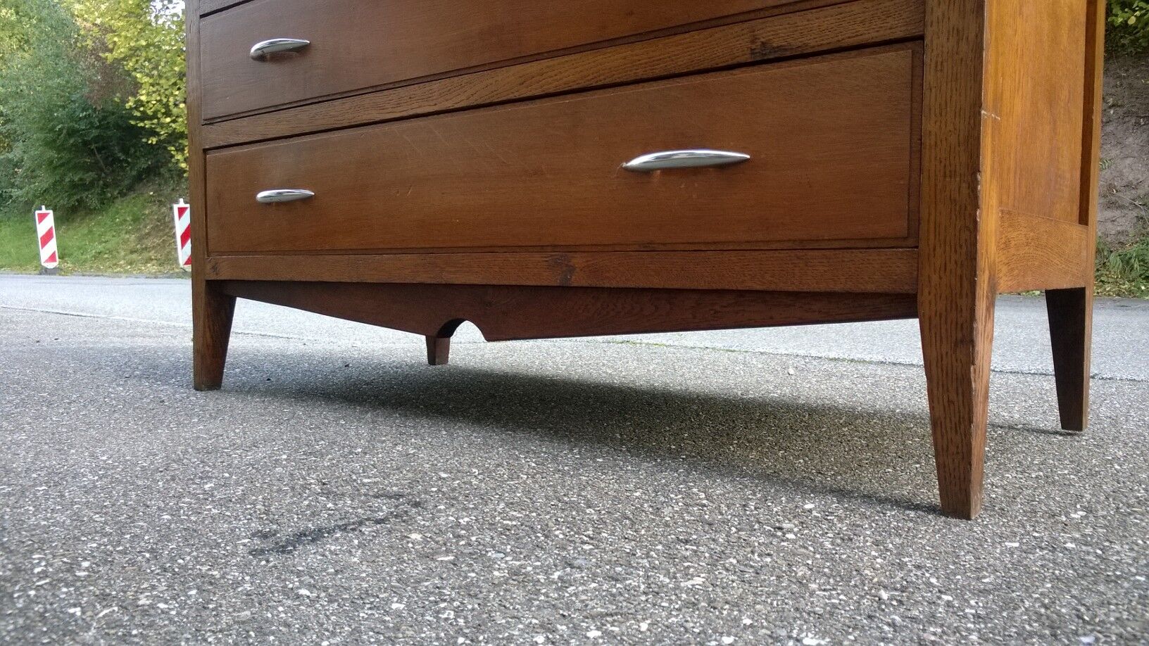 Golden oak dresser 50s