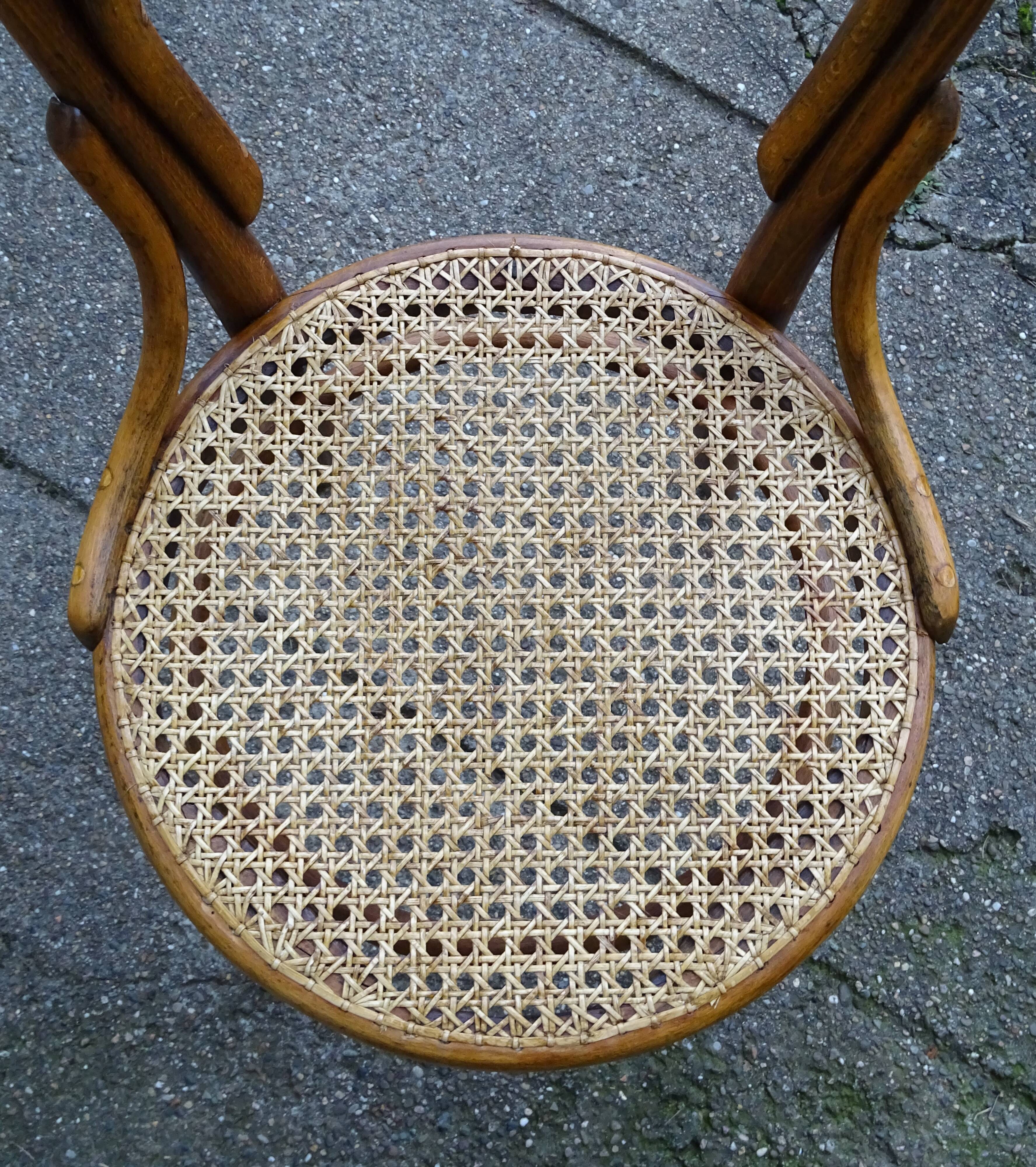 Thonet Canned bistro chair N°14 1/2 circa 1900