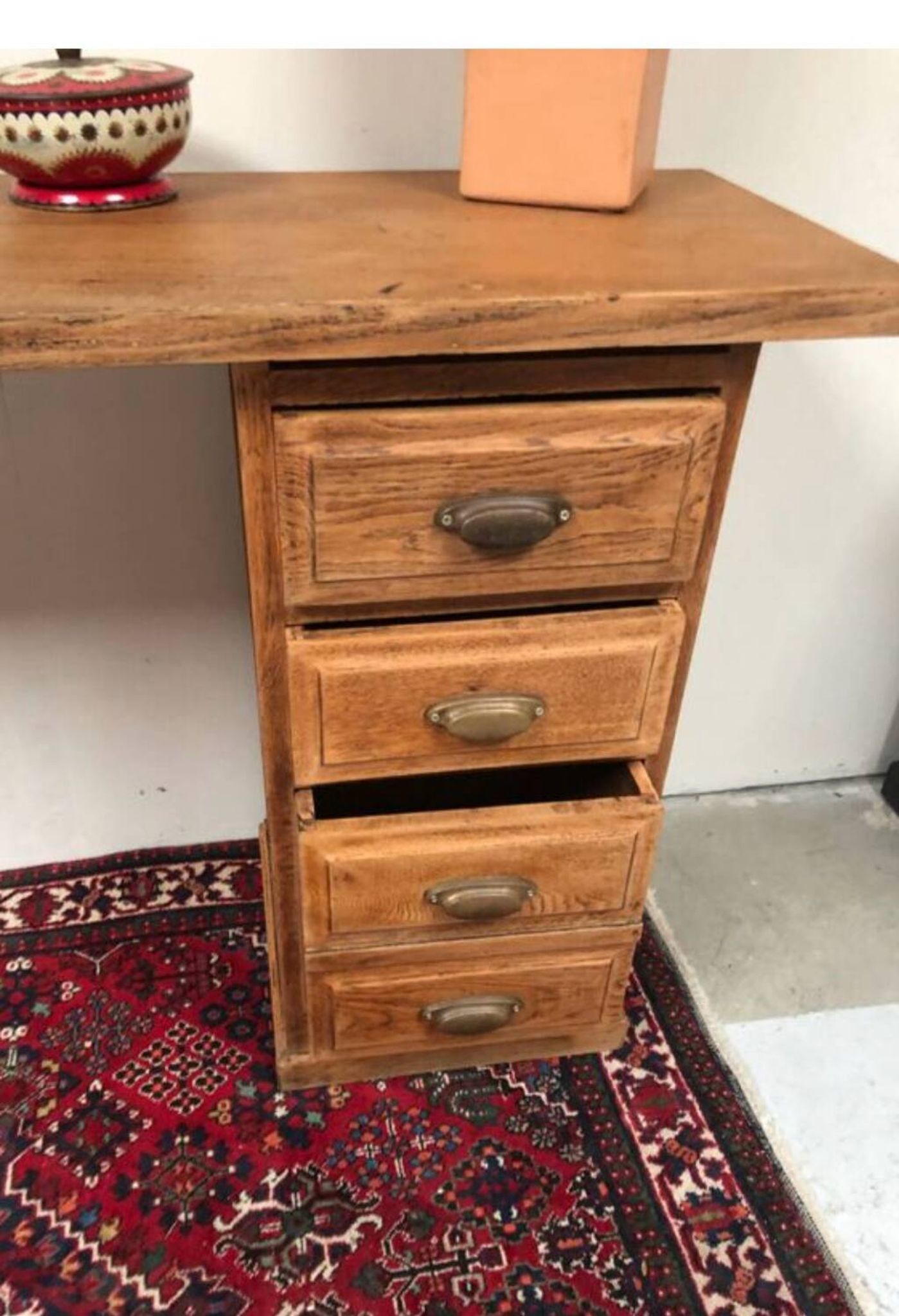 Old oak console