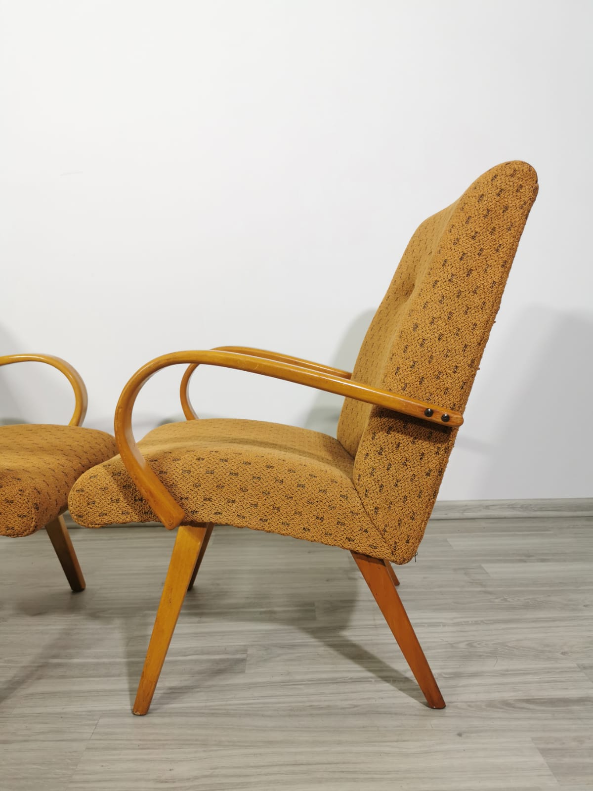 Vintage Armchairs by Jaroslav Smidek, 1960s, Set of 2