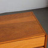 Vintage oak storage by Jiri Jiroutek, model U-458, 1960