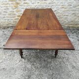 Oak farm table with two extensions