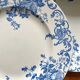 12 small flat plates "Campanule" Saint Amand and Hamage