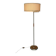 Bauhaus Wood and Steel Floor Lamp, 1950s