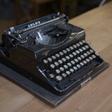 Metal Adler typewriter