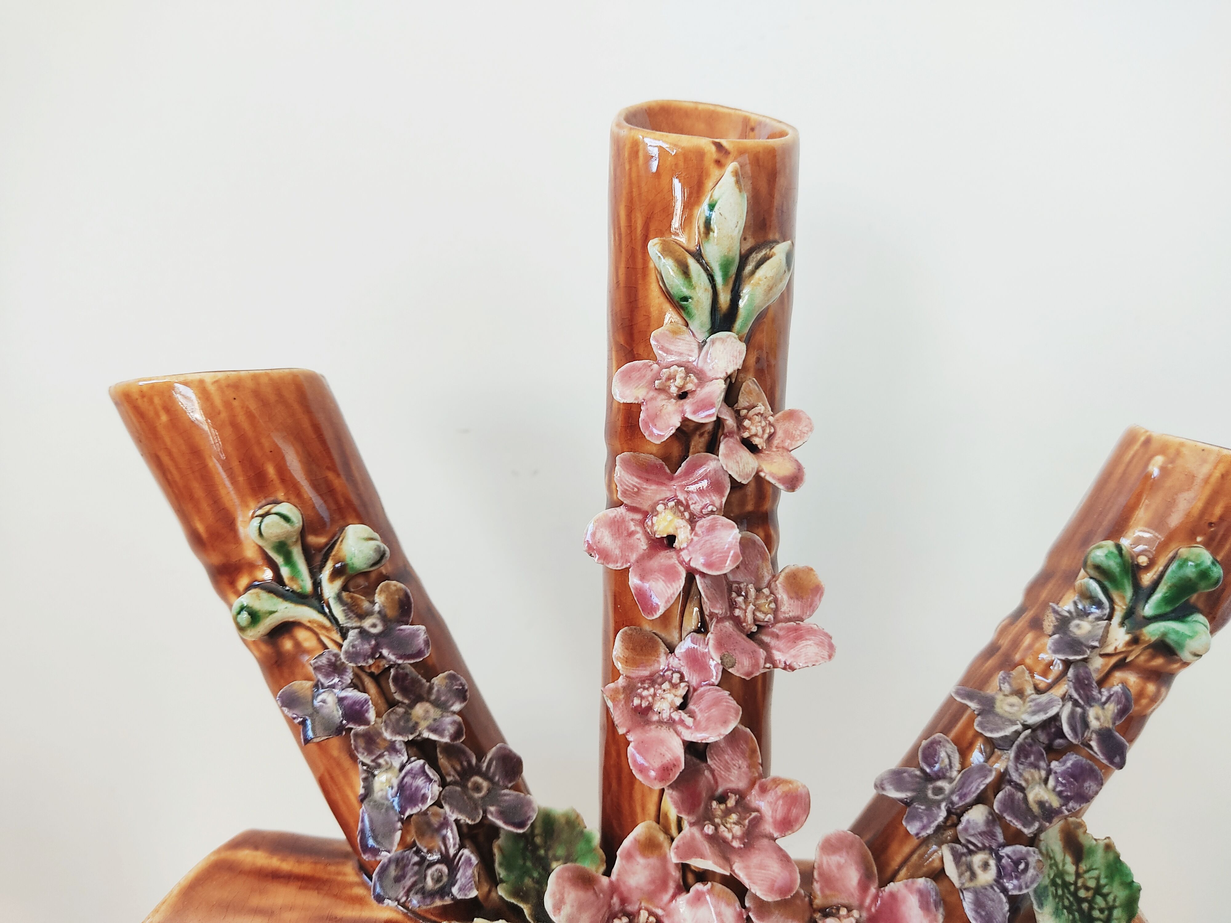 Vase flowers dabbling early 20th