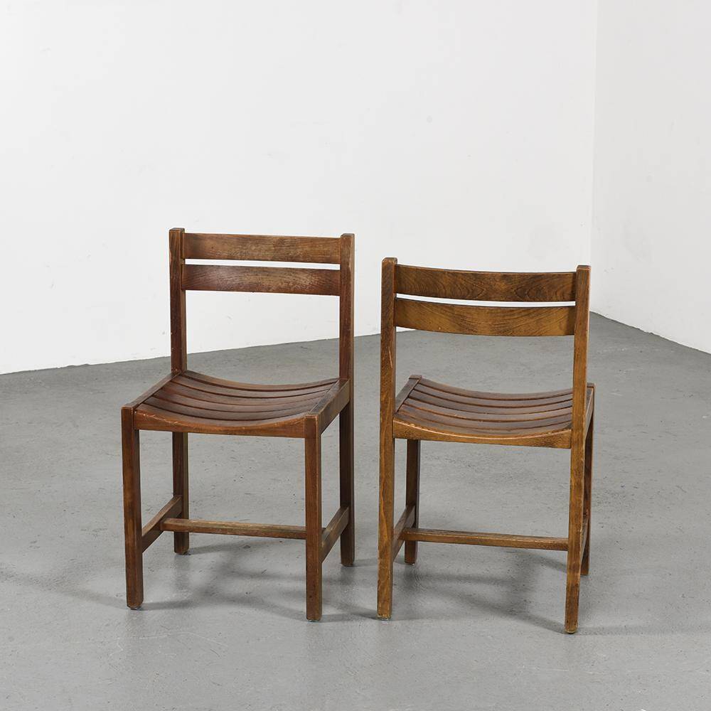 André Sornay: pair of chairs, France, circa 1960