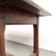 Farmhouse table, solid oak, 20th century.