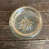 Vintage 1970s Moulded Glass Vase Made in Germany