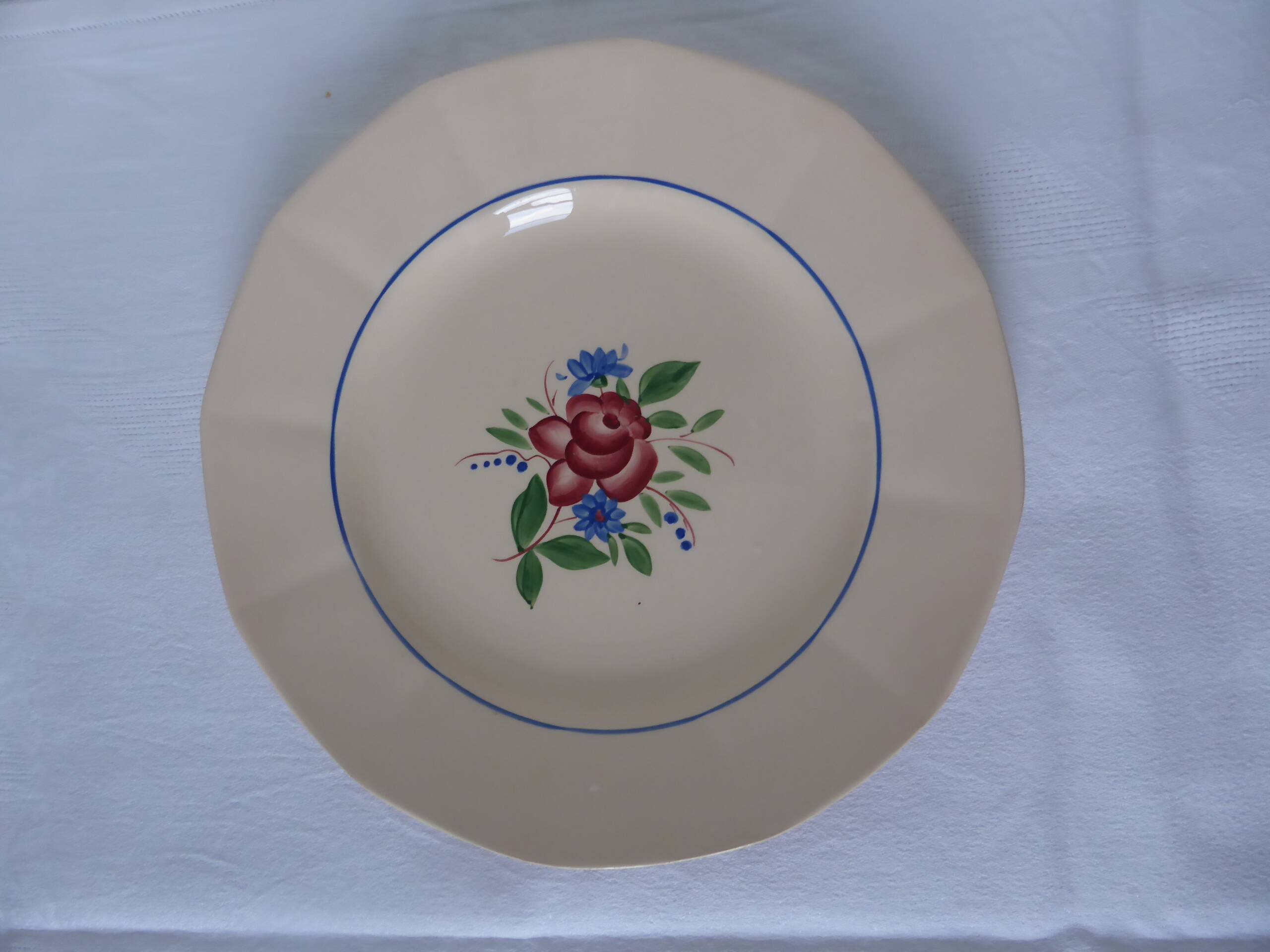 Round plate Digoin Sarreguemines 200238