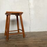 Brutalist primitive stool wears tripod plant solid wooden sofa tip 1950 Furniture decoration