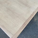 Renovated farmhouse dining table in raw wood 200cm 20th century