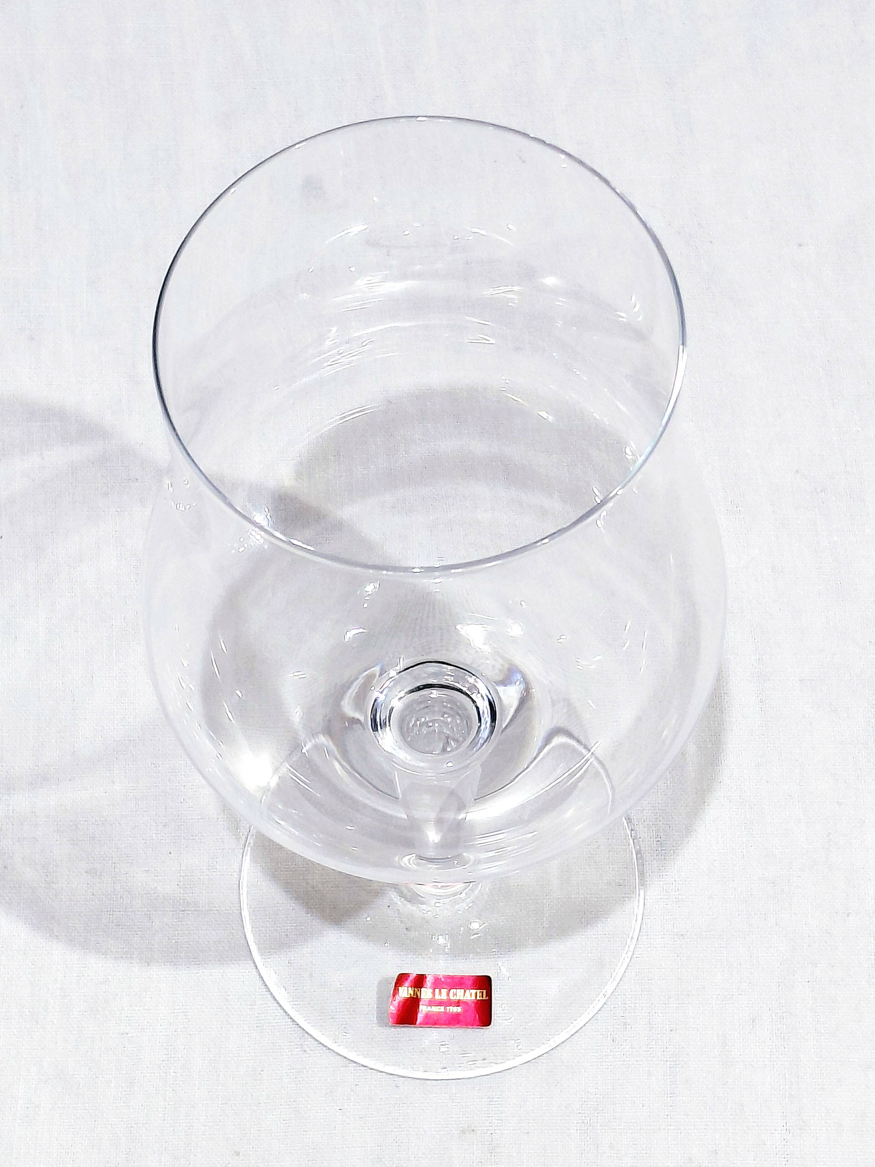 Vannes Le Châtel - 6 Crystal Glasses