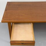 Mid-Century Teak Desk by Svend Åge Madsen for Sigurd Hansen, 1960s