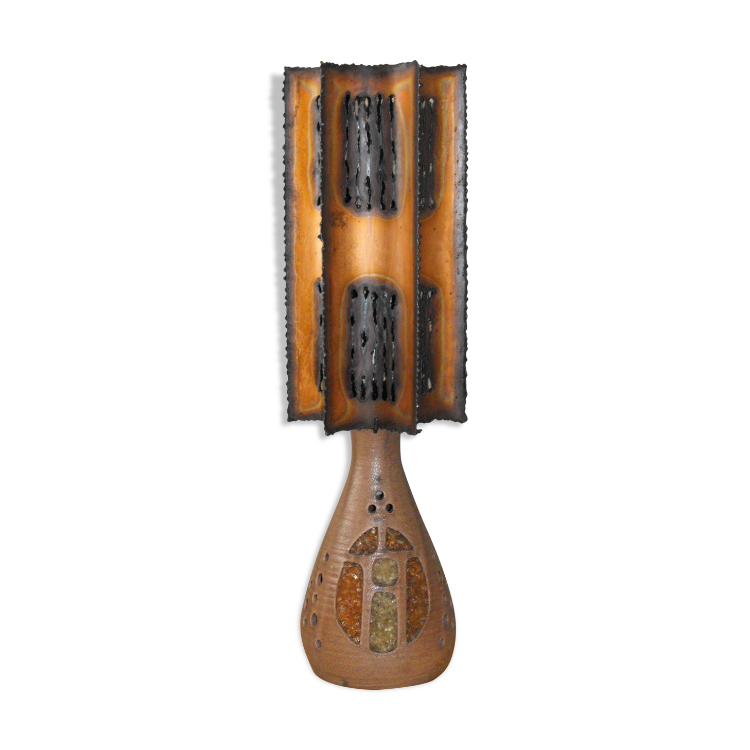 Lampe en céramique d' Accolay