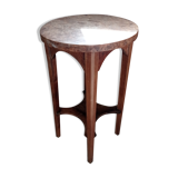 Bolster pedestal table