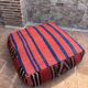 Handmade Berber Kilim pouf, floor cushion