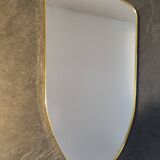 Asymmetrical free-form mirror vintage mirror