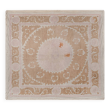 Hand knotted rug, vintage turkish rug 148x167 cm