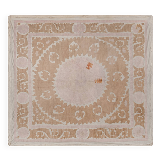 Hand knotted rug, vintage turkish rug 148x167 cm