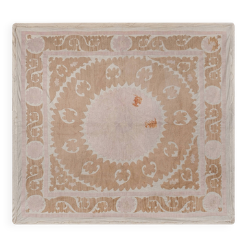 Hand knotted rug, vintage turkish rug 148x167 cm