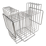 Vintage chrome magazine rack