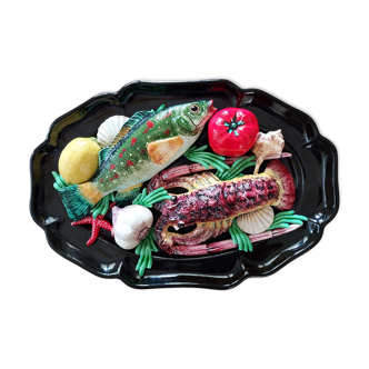 Dish trompe l'oeil slurry
