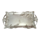 Silver modernist tray Meneses