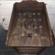 Vintage wooden bistro frog game