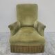 Fauteuil crapaud en velours d'époque napoléon III 19éme