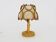 Bedside lamp, table lamp in rattan, bamboo Louis Sognot. 50s