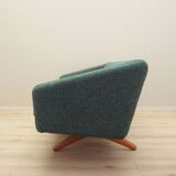 Green melange sofa, Danish design, 1960s, manufacturer: A. Mikael Laursen, designer: Illum Wikkelsø
