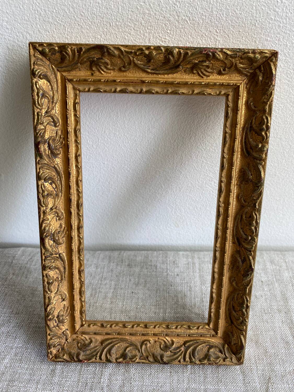 Small gilded wooden frame