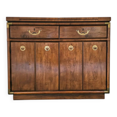 Buffet ou buffet Drexel Heritage sur roulettes / Vintage Drexel Accolade