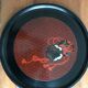 Ancient japanese plateau in stork lacquer