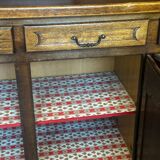 Rustic two-body buffet in oak from the 1960s.