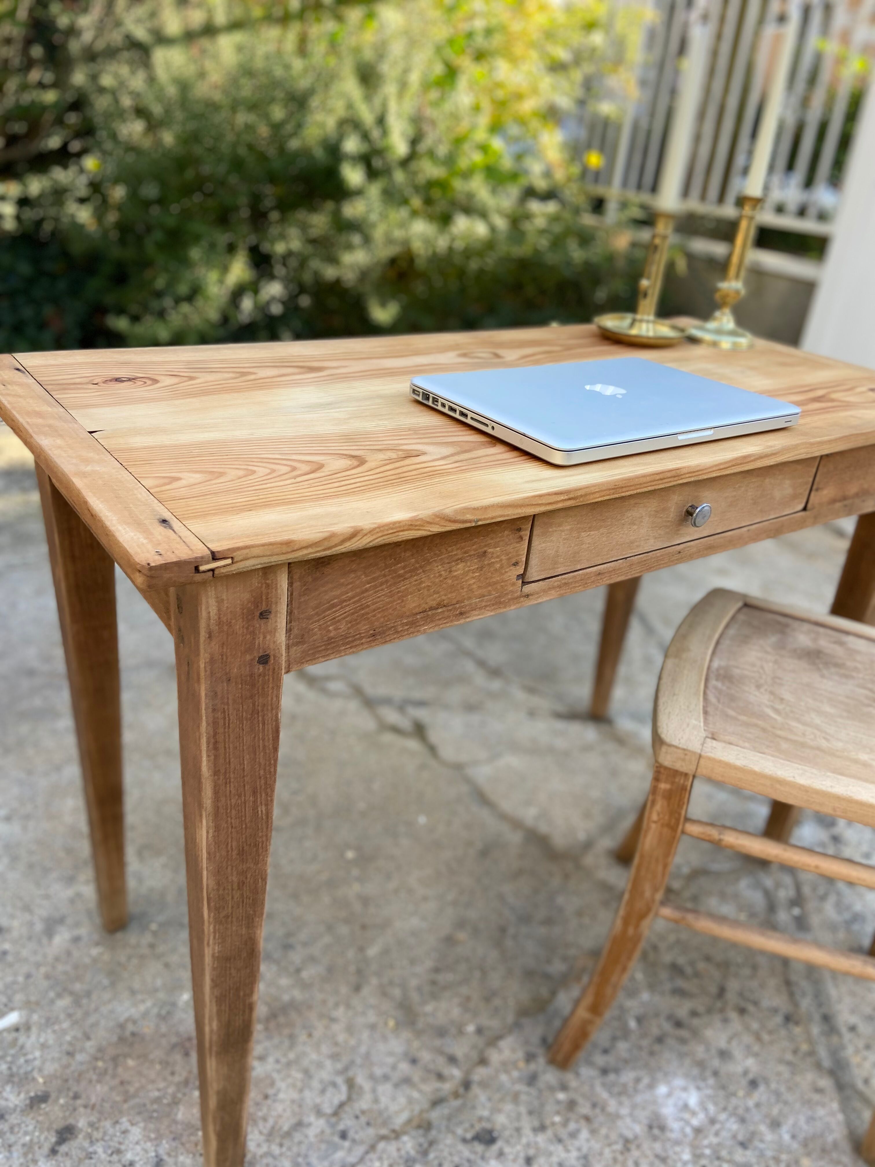 Table de ferme ou bureau vintage