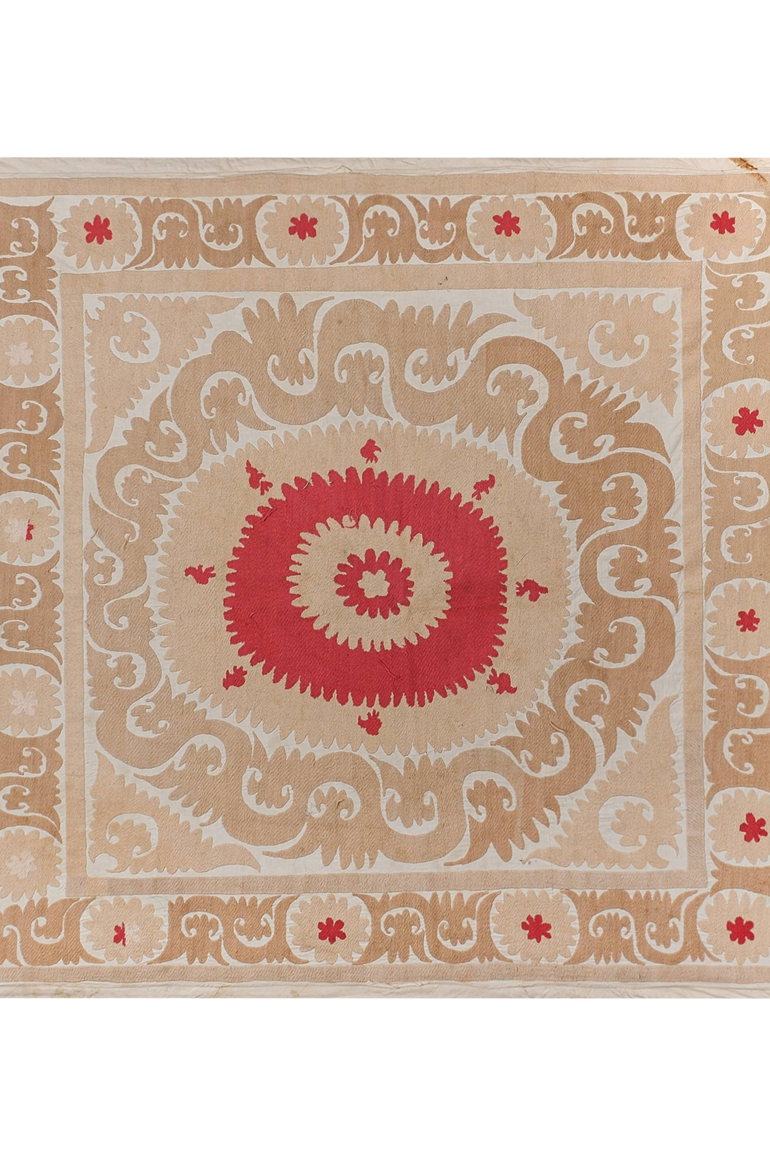 Tapis noué à la main, tapis turc vintage 136x140 cm