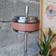 Ashtray on foot 70s -vintage
