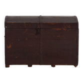 Small antique dark-colored chest (circa 1900)