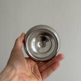 6 stainless steel footed bowls