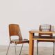 Walnut dining table 1950 Ex Czechoslovakia produced by UP Zavody