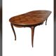 Extendable table in Louis XV style in oak (2 extensions)