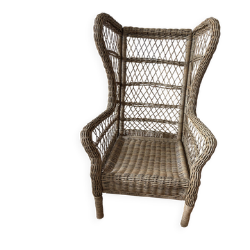 Rattan armchair