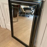 Mirror Pierre Vandel black and gold, 1970s